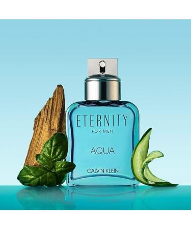 Calvin Klein Eternity Aqua Eau De Toilette Woody Men's Cologne With Notes of Cucumber Sage & Sandalwood Long Lasting Fragrance 3.3 Fl Oz (Pack of 1) - Buy Online on GoSupps.com