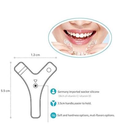 Y-Kelin Y-Shaped Aligner Chewies for Invisalign Trays - Green and White Hard Chewies for Orthodontic Aligner Seating - Buy Online on GoSupps.com