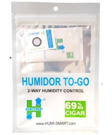 Humi-Smart 69% Humidor To Go With 8G Pack and Indicator Card - 10 Pack