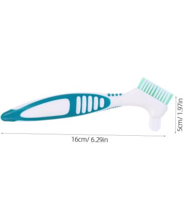 Collbath 2-Piece Prosthesis Cleaning Brush Set - Portable Double-Head Toothbrush for Effective Prosthesis Care - Buy Online on GoSupps.com