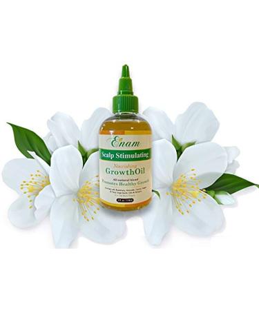 Enam Scalp Stimulating & Nourishing Hair Oil | 100% Natural Growth Treatment | Organic Hair & Scalp Elixir with Rosemary, Avocado, Carrot, Neem & Clary Sage - Buy Online on GoSupps.com
