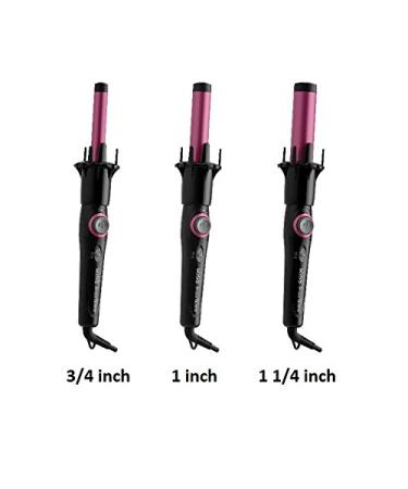 Kiss Professional Pink Instawave Automatic Curling Iron 3/4 Inch with Heat Resistant Pouch - Buy Online on GoSupps.com