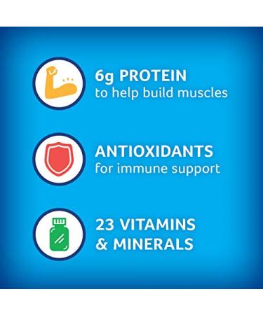 PediaSure Grow & Gain Chocolate Shake Mix - Non-GMO, Gluten-Free, Nutritional Kids' Powder (24 Servings, 3 Cans) with Protein, Probiotics & DHA - Buy Online on GoSupps.com