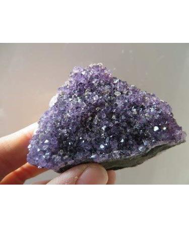 Uruguay Natural Amethyst Flower Quartz Crystal GEODE Cluster 102g ningxiao