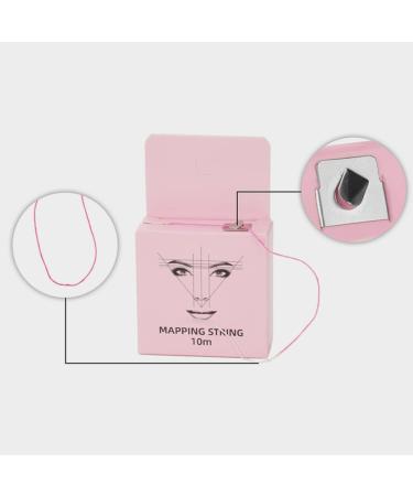VINTORKY Make up Kits Eyebrow Measuring Tool Household Eyebrow Shaper Stickers Portable Makeup Tools 4.6x1.8x7.5cm Pink - Buy Online on GoSupps.com