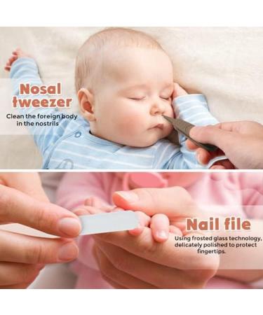 Baby Nail Clippers Set - Newborn Infant Nail Care Kit for New Parents Gift - Bear Coffee Design - Buy Online on GoSupps.com