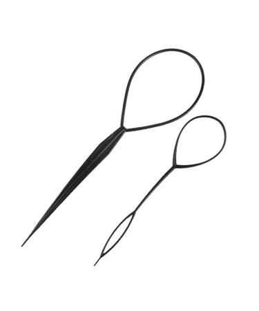 2PCS Women Girl Topsy Tail Hair Braided Ponytail Maker Easy Styling Tool Useful and practical