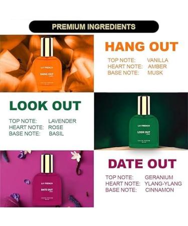 La French Best Fragrance for Unisex Aquatic and Citrus | Perfume Gift Set of 3 (Hang Out + Date Out + Look Out) Upto 24 hrs lasting (Eau De Parfum) | - Buy Online on GoSupps.com