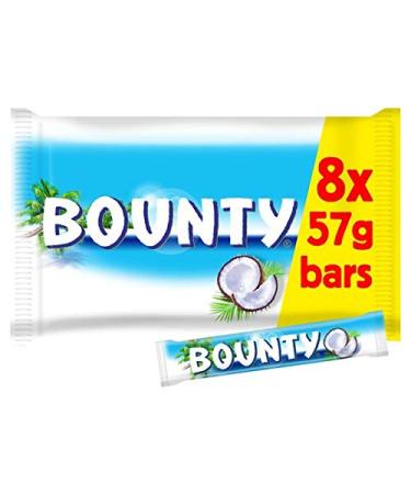 Bounty Bar Milk Chocolate (7 per pack - 399g) by Bounty Chocolate 2 Ounce (Pack of 8)