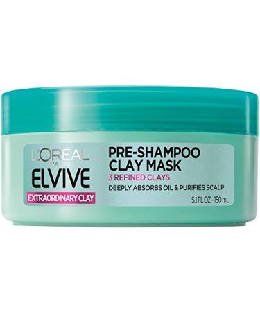 L'Or al Paris Hair Expert Extraordinary Clay Pre-Shampoo Mask  5.1 fl. oz.