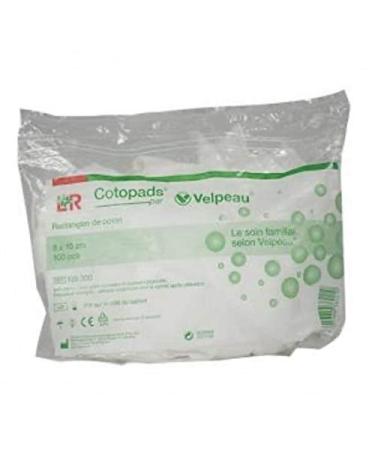 LOHMANN & R. - Cotopads Rectangular Cotton 8 x 10 cm 100 pieces