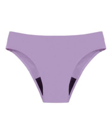 Menstruation physiological swimming trunks for women leak-proof 4-layer menstrual underwear mesh underwear with high flow quick water absorption men shorts underwear S-XL Lila 3xl