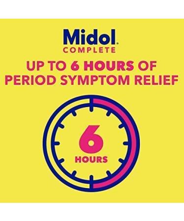 MIDOL Complete Menstrual Period Symptom Relief Caplets - 40 Count - Buy Online on GoSupps.com