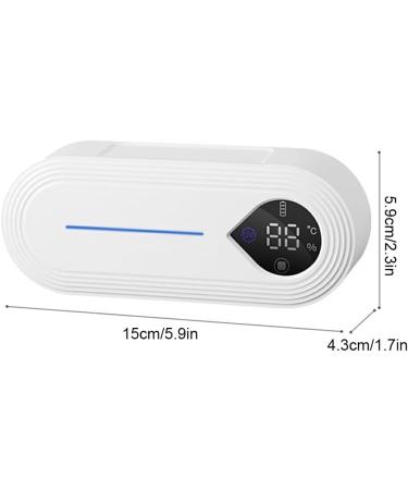 Osiuuujkw Cordless Toothbrush Sterilizer with Anti-Eyebrow Function - Wall-Mounted Bacterial Growth Inhibitor for Home Use - Buy Online on GoSupps.com