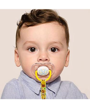 Felfang 6-Way Pacifier Band for Babies | Adjustable Fabric Pacifier Chain with Clips | Perfect for Young Girls | Triangle Design for Bibs - Buy Online on GoSupps.com