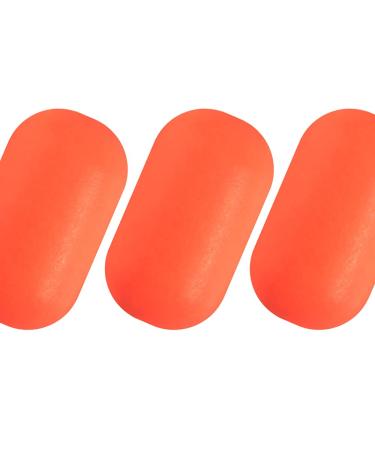 Dr.Fish 30 Pack Fishing Rig Floats Pompano Floats Walleye Rig Lure Making Accessories Surf Fishing Foam Bobbers Snell Float Red Medium-2/3*1/4"
