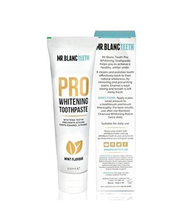 Mr Blanc Teeth Pro Whitening Toothpaste 100ml | Buy Now for Bright Smiles | International Shipping Available - Buy Online on GoSupps.com