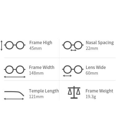 Buy Qinzhenz Designer Anti-UV & Anti-Blue Light Reading Glasses for Women - Trendy +250 Light-Weight Black Eyewear - Buy Online on GoSupps.com