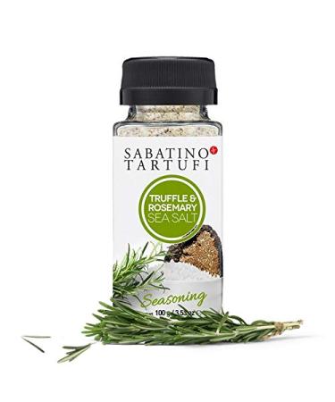 Sabatino Truffle & Rosemary Sea Salt Seasoning - 3.53 oz Gourmet All Natural Salt - Buy Online on GoSupps.com