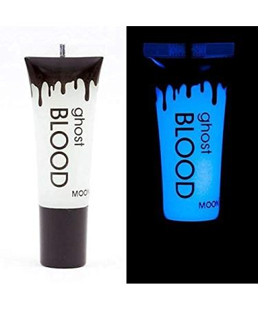 Buy Moon Terror UV Geisterblut - 10ml Ghost Blood for Halloween Vampire & Zombie Special Effects Makeup | SFX Applicator Included - Buy Online on GoSupps.com