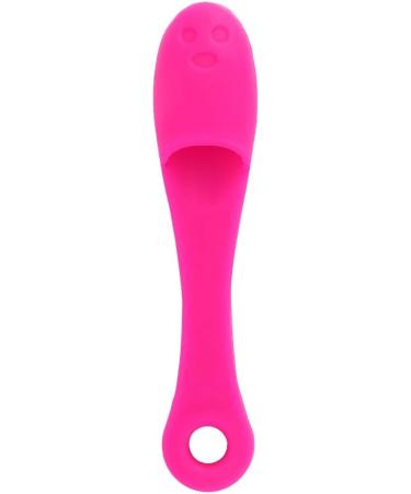 Silicone Face Cleansing Brush - Blackhead Removal & Pore Cleaner | Dark Rose Red Massage Tool - Buy Online on GoSupps.com