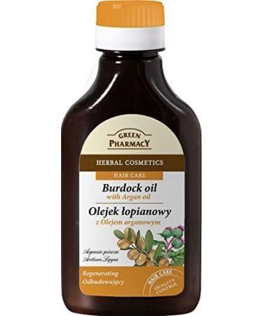 Green Pharmacy Burdock Oil 100g - Restorative Formula with Argan Oil - Buy Online on GoSupps.com