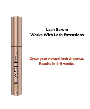 M LASH Eyelash Enhancing Serum - 3ML 3 Month Treatment | Grow Longer Thicker Lashes in 4-6 Weeks - Buy Online on GoSupps.com