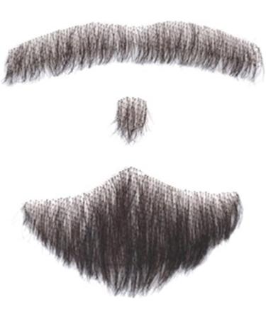 Remeehi Natural Black Men's Human Hair Lace Beard & Mustache - Handmade Costume Beards (3-6#) - International Shipping - Buy Online on GoSupps.com