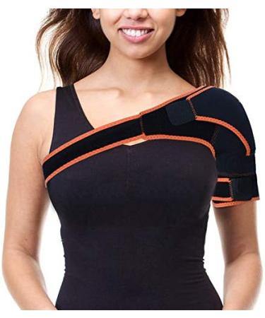 VGEBY Adjustable Shoulder Support Strap - Sports Gym Compression Wrap for Men & Women | Ideal for Injury Recovery & Fitness - Buy Online on GoSupps.com