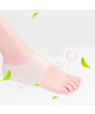 SUPVOX Silicone Gel Height Increase Insoles - Soft Heel Lift Pads for Women Men (4.5cm) White - Buy Online on GoSupps.com