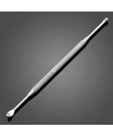 Buy Silver Double-Ended Ear Wax Removal Cleaner | Stainless Steel Spiral Ear Pick & Spoon | Portable Ear Care Beauty Tool Kit - International Shipping Available - Buy Online on GoSupps.com