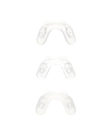 HEALLILY 3 Pieces U-Shaped Eyeglass Nose Pads Glasses Silicone Anti-Slip Nosepads Replacement Nose Piece Bridge Pads for Children Adults