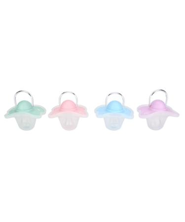 4 Pack Newborn Pacifiers Baby Pacifiers Soothers for Breastfed Babies