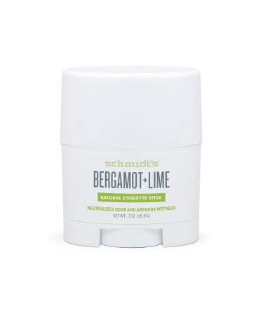 Schmidt's Bergamot + Lime Deodorant 6 Pack 0.7oz - Aluminum Free, 24-Hour Odor Protection, Vegan & Cruelty Free - Travel Size Deodorant for Women and Men - Buy Online on GoSupps.com