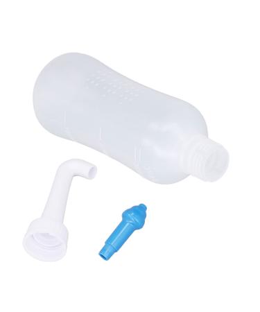 ZJchao Nose Wash Cleaner 300ml Nasal Nose Wash Bottle Wash Away Mucus and Various Irritants for Household Adults Children (Blue Nose with Five Holes)