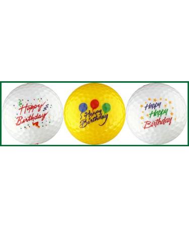 EnjoyLife Inc Happy Birthday Variety Golf Ball Gift Set
