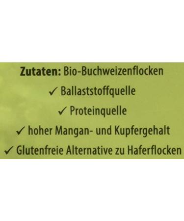 Organic Buckwheat Flakes - 500g | Healthy Food Store | International Shipping - Buy Online on GoSupps.com