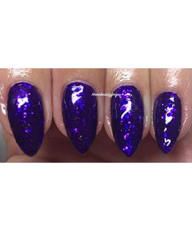 Bluesky NAIL GEL POLISH PURPLE GLITTER BLUE GLITTER TINSEL TOWN UV LED Soak Off 10ml BSH052 - Buy Online on GoSupps.com