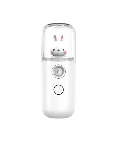 Yominerr 30ml Mini Mist Sprayer Steamer Humidifier Portable USB Rechargeable Face Moisturizing Nebulizer Beauty Skin Care