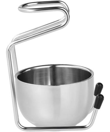Angoily Stainless Steel Razor Brush Holder Rustproof Handcrafted Stand for Grooming Essentials - Buy Online on GoSupps.com