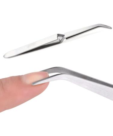 Nail Shaping Tweezers Stainless Steel Nail Tweezers Nail Pinching Tool Tips Nail Tweezers for Nail Art Design - Buy Online on GoSupps.com