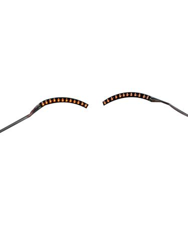 LED Eyelashes Light Safe Low Current Eye Friendly Light Up LED Eyelid Eyeliner Sticker Face Jewelry for Party Nightclub Stage Halloween Party Queen Essential (Orange) - Buy Online on GoSupps.com