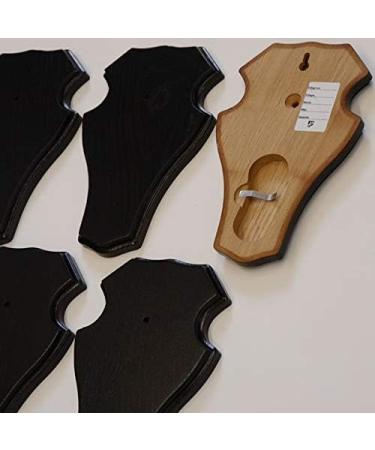 5-Piece REH Buck Sign Trophy Set with Pine Compartment | Dark Oak | 21x13 cm - Perfect for International Shipping - Buy Online on GoSupps.com