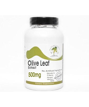 Olive Leaf Extract 500mg 100 Capsules - No Additives Naturetition Supplements