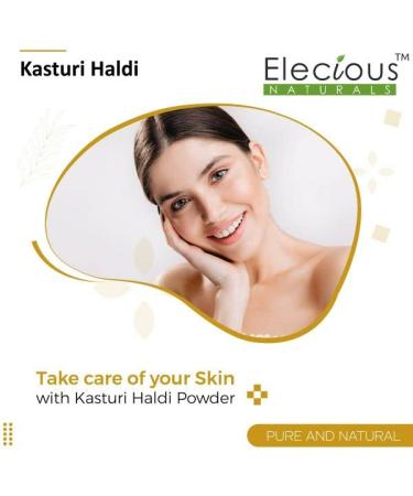 Kasturi Haldi Powder for Glowing Skin | 100% Natural Wild Turmeric for All Skin Types | Chemical-Free Manjal 3.5 Ounce - Buy Online on GoSupps.com