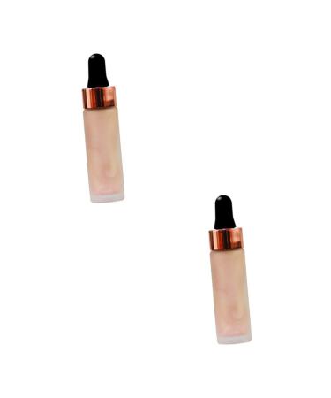 FRCOLOR 2pcs Re Illuminating Highlighter Women Fashion Three-dimensional Highlight Enhancer Drops Enhanceer