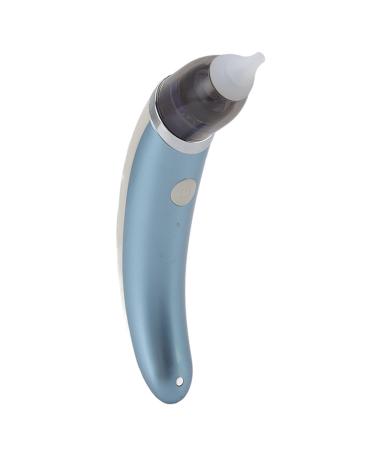 Baby Nasal Aspirator Dual Purpose Electric Earwax Removal Nose Snot Cleaner Low Noise Portable USB Rechargeable with Anti Backflow for Mucus Removal(Blue)