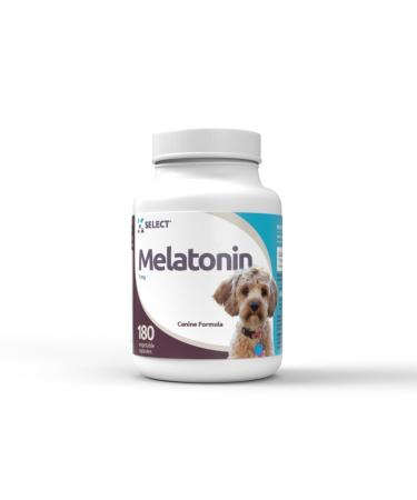 K9 Select Melatonin for Dogs 1 mg - 180 Vegetable Capsules - Dog Melatonin for Small Breeds - Gentle Well-Being Enhancer - Healthy Tasty Dog Treats That Helps Overall Health