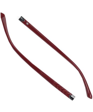 RiJpex Glasses Leg Ear Hook Holder 1 Pair Red Plastic Glasses Replacement Temples Glasses Frame Temples