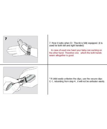 Dr. Thumb Baby Stop Thumb Sucking Guard - Small (12-36 Months) | Effective Solution for Thumb Sucking - Buy Online on GoSupps.com